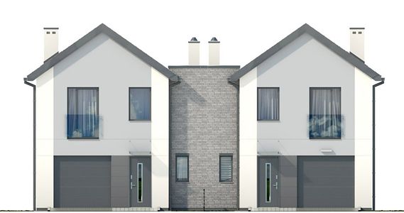 Фасад дома BIH-4976-95 Фасад дома BIH-4976-95